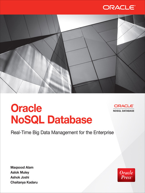 Title details for Oracle NoSQL Database by Maqsood Alam - Available